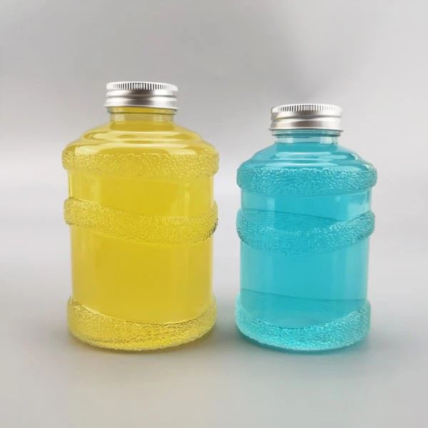Round Glass Drinking Bottle