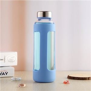 Ampolla de vidre amb funda de silicona