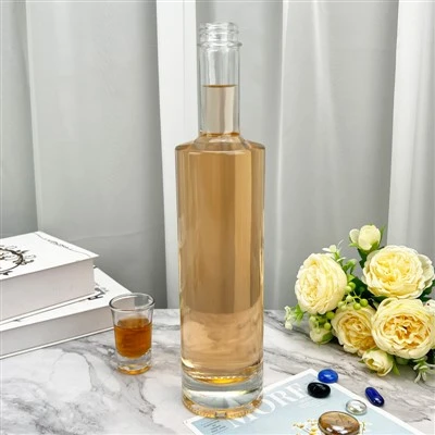 Ampolla de vi de vidre de 700 ml amb tapes